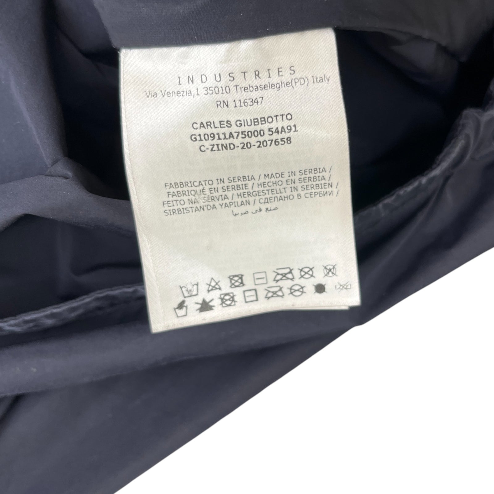 Men's Carles Windbreaker Navy Size 3 / L - Photo 9