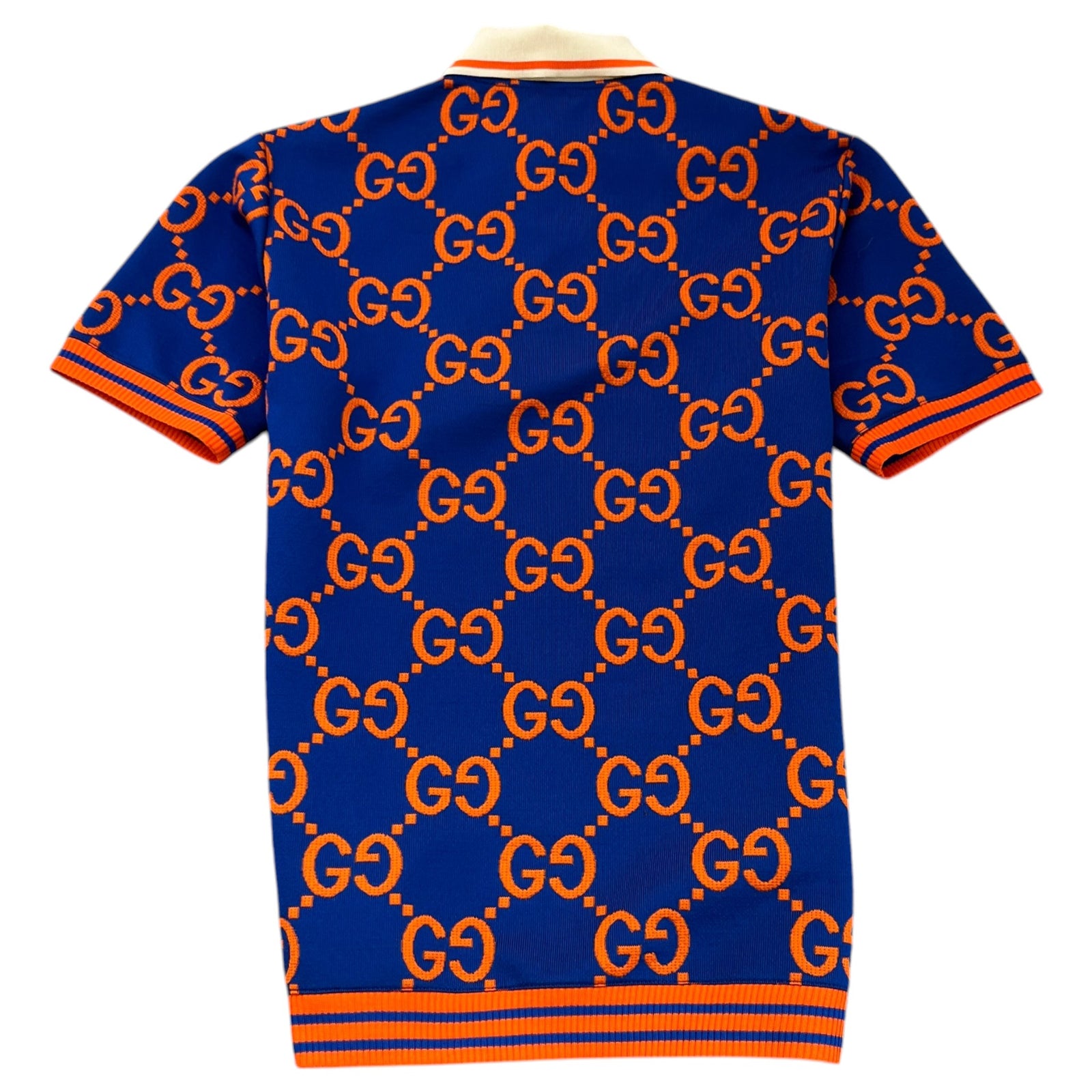 Men's GG Supreme Polo Shirt Navy Size XS - Photo 2