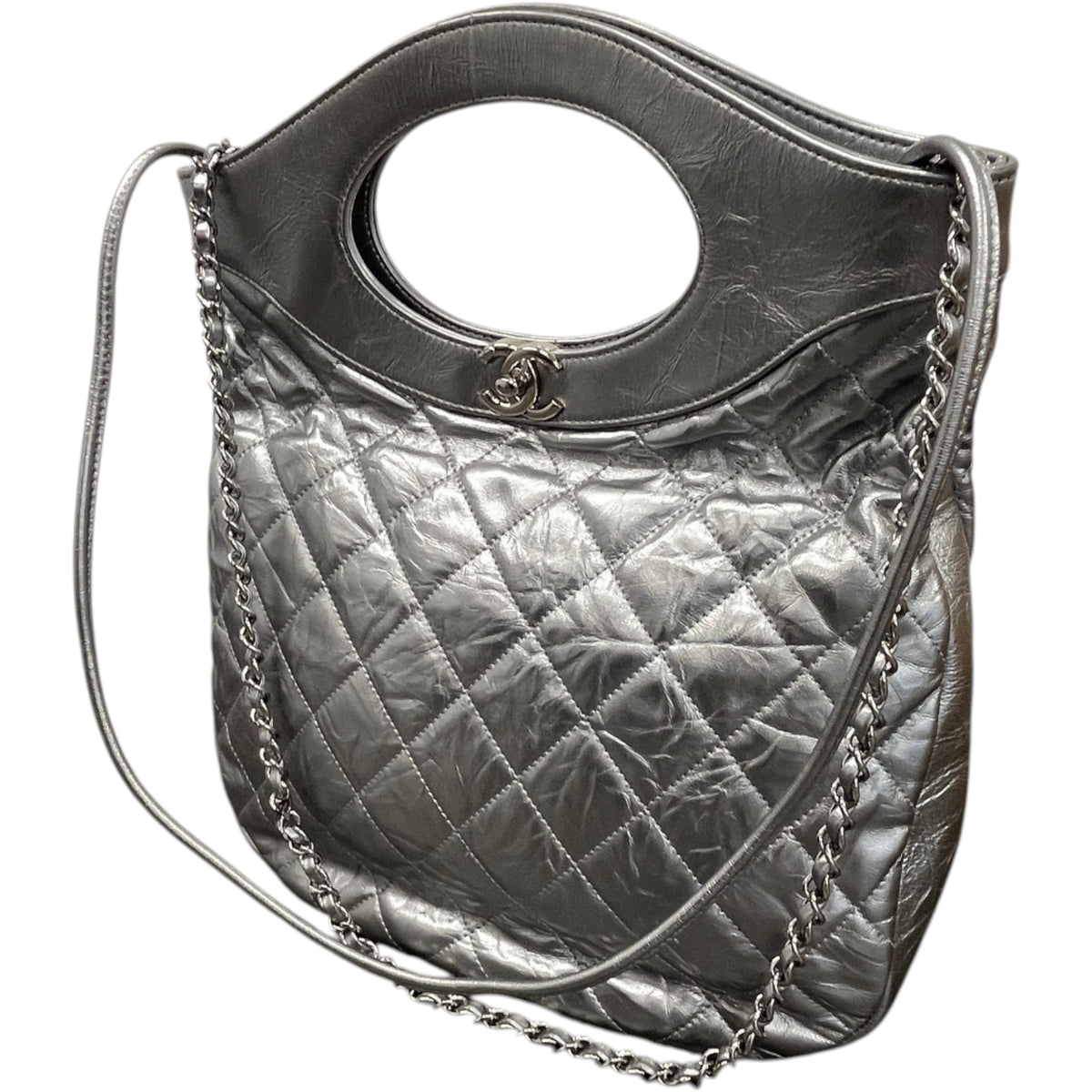 Women's Shopping 31 Tote Handbag Silver - Photo 3