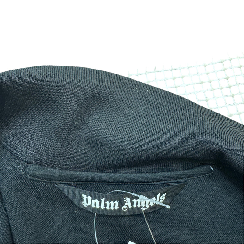 Men's Logo Print Track Jacket Black Size M