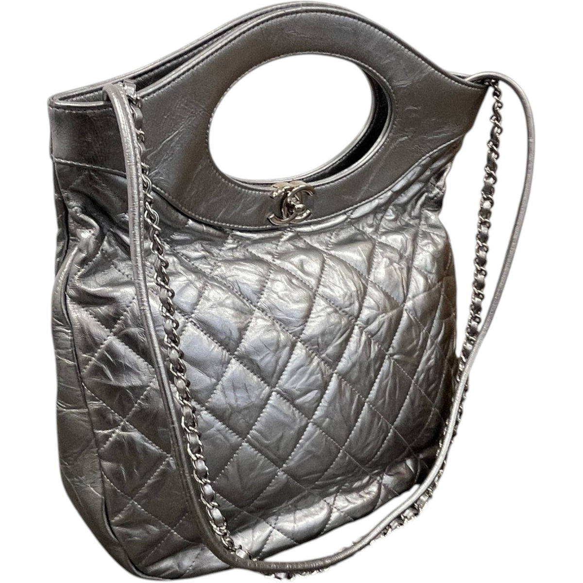 Women's Shopping 31 Tote Handbag Silver - Photo 4