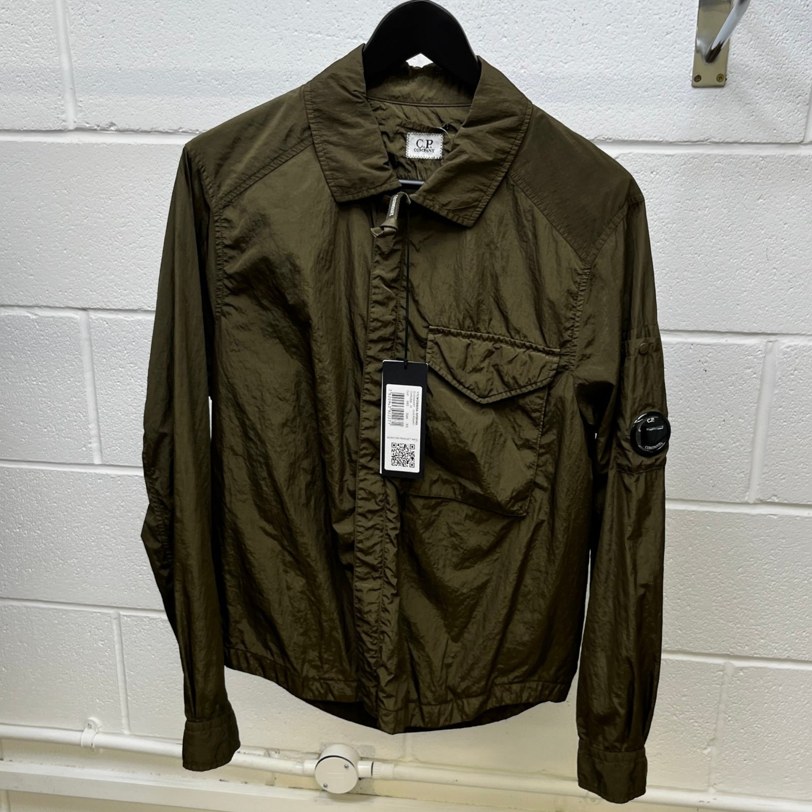 Men's Chrome-R Lens OverShirt Green Size XS - Photo 11