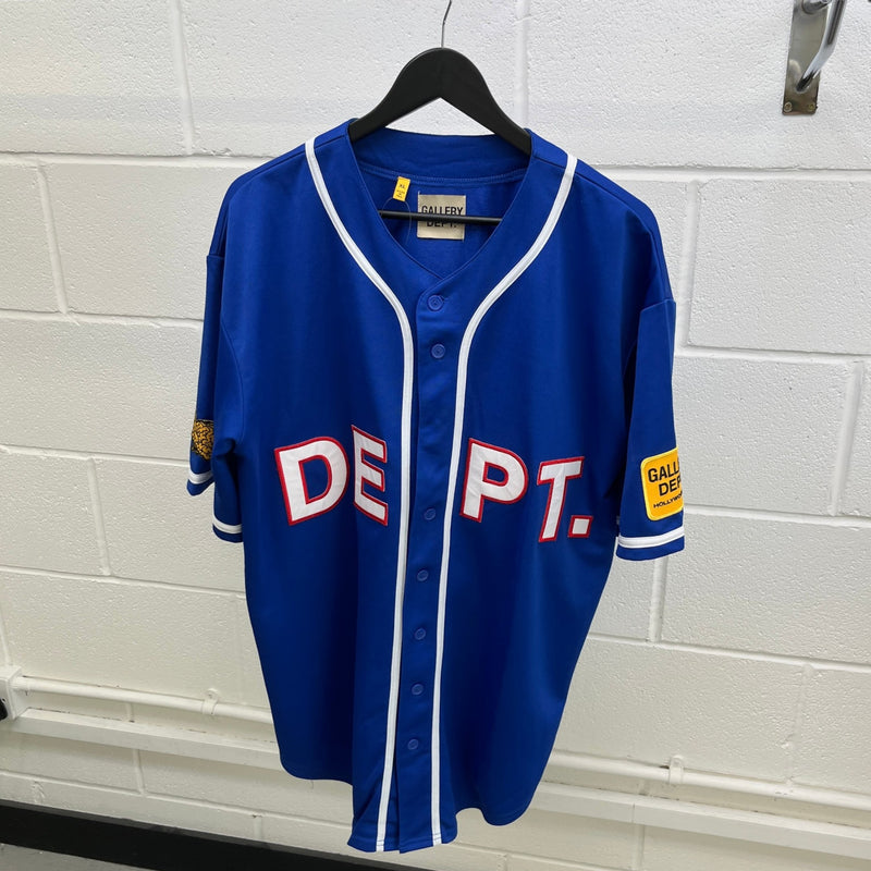 Men's DEPT Baseball OverShirt Blue Size XL