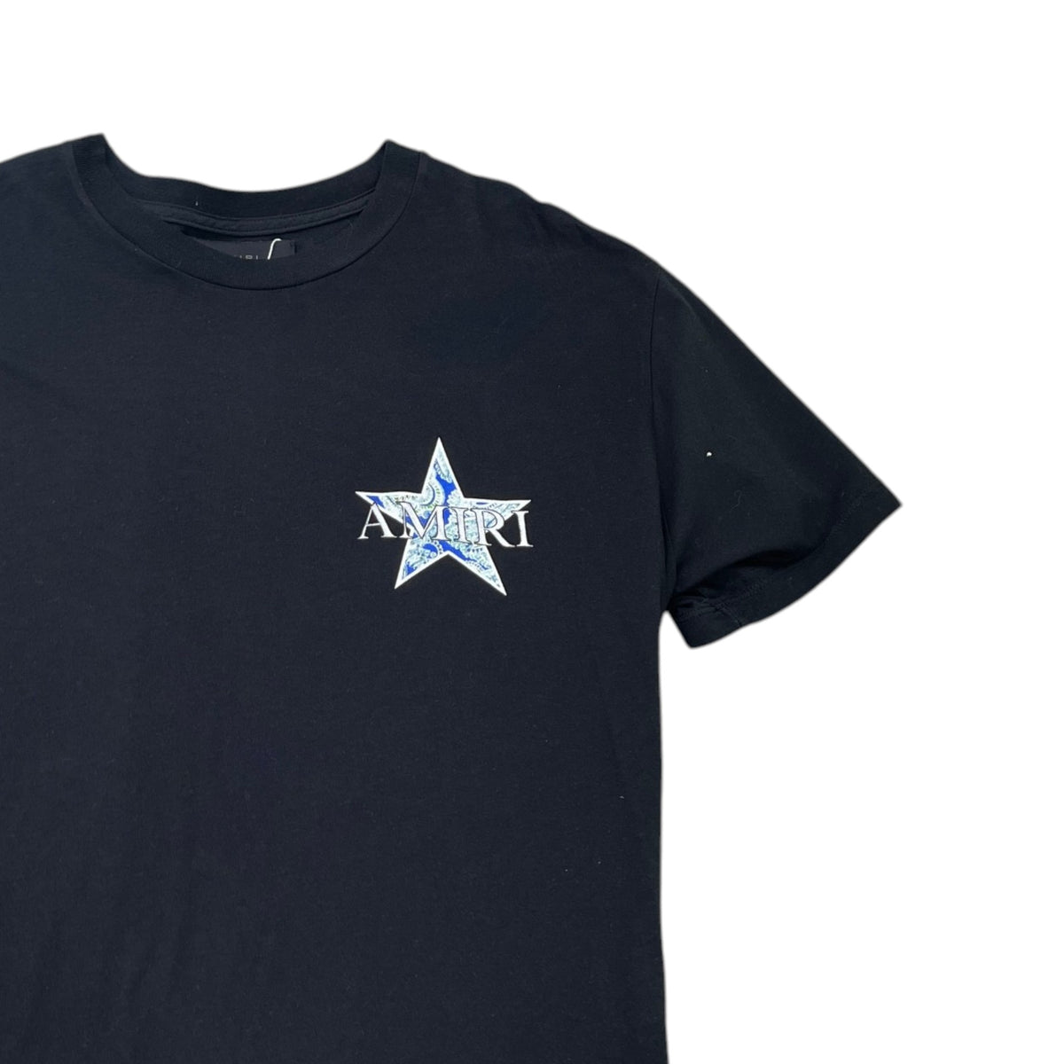 Men's Paisley Star T-Shirt Black Size M - Photo 3