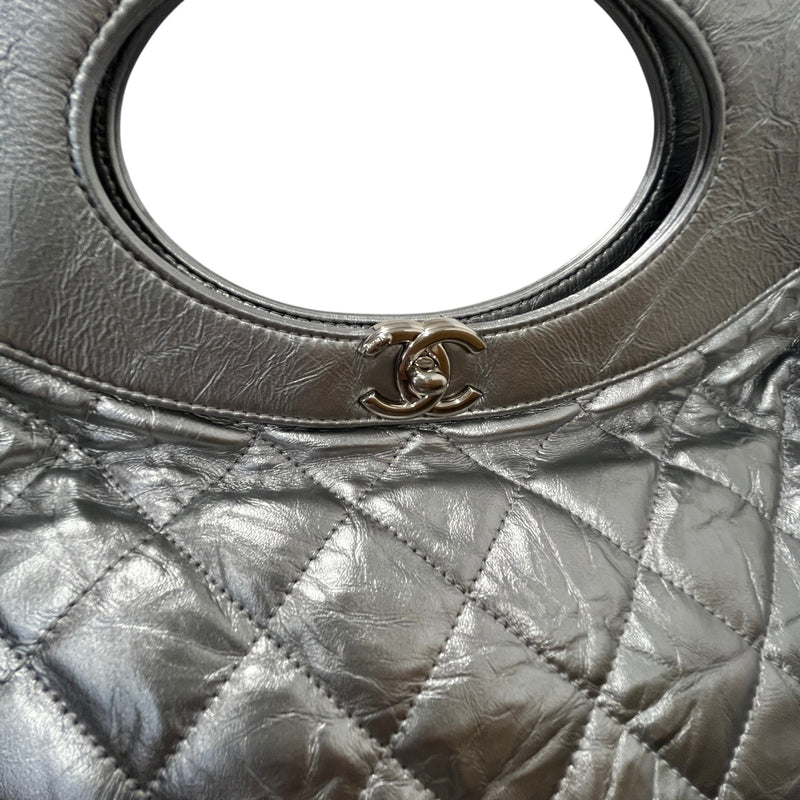 Women's Shopping 31 Tote Handbag Silver