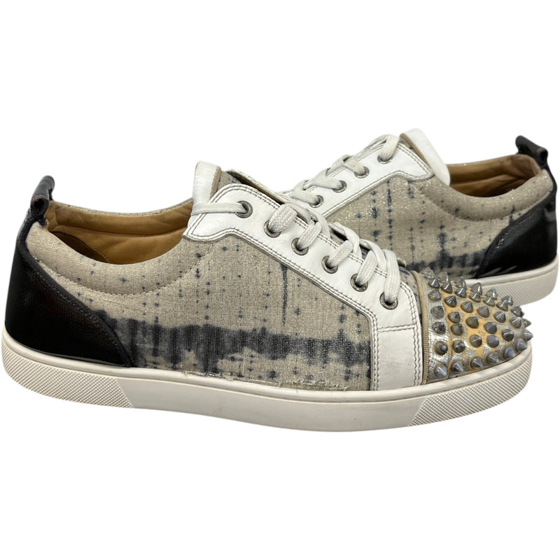 Men's Louis Junior Spikes Low Trainers Cream Size EU 42.5 / UK 8.5