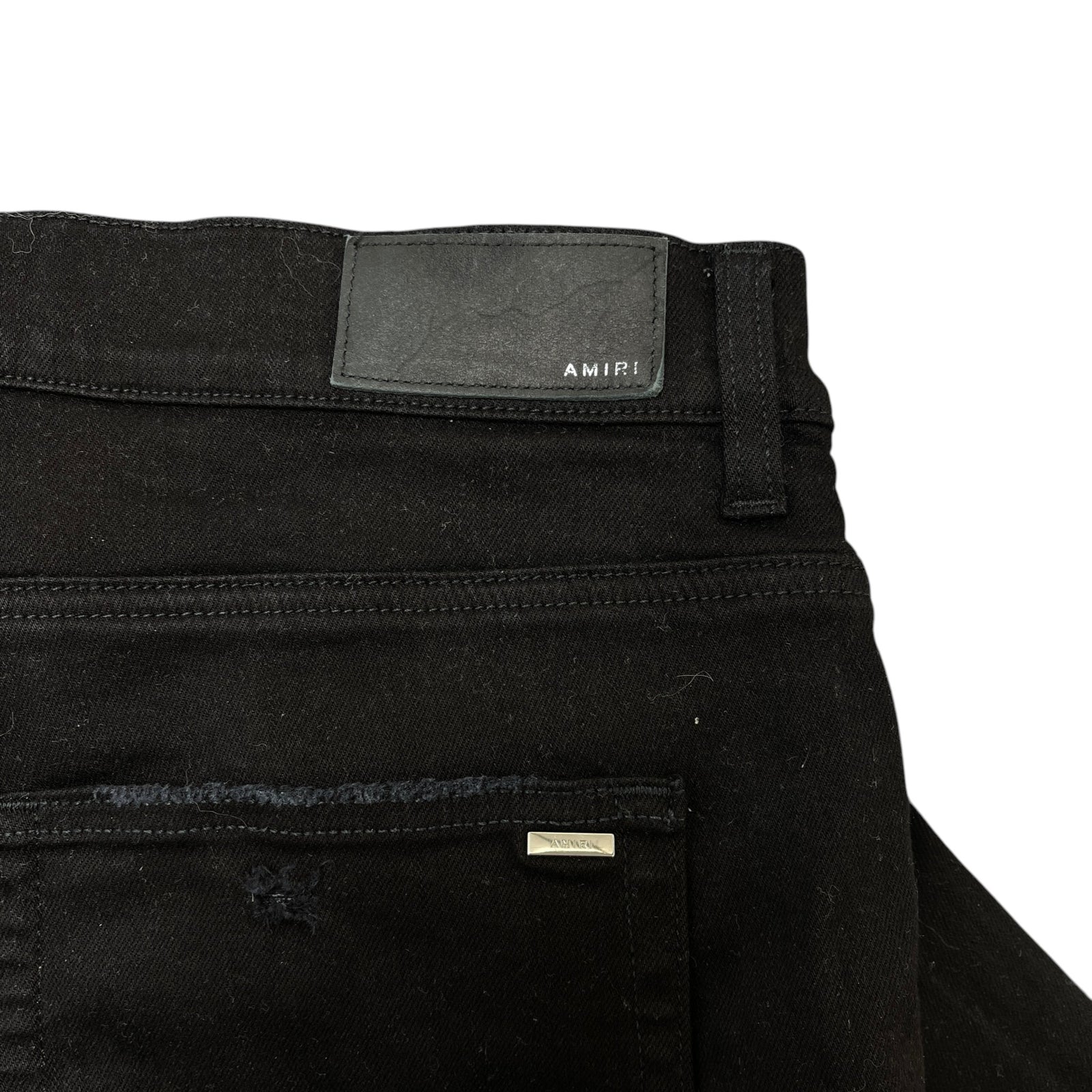 Men's Mx1 Distressed Bandana Jeans Black Size Waist 38" - Photo 9