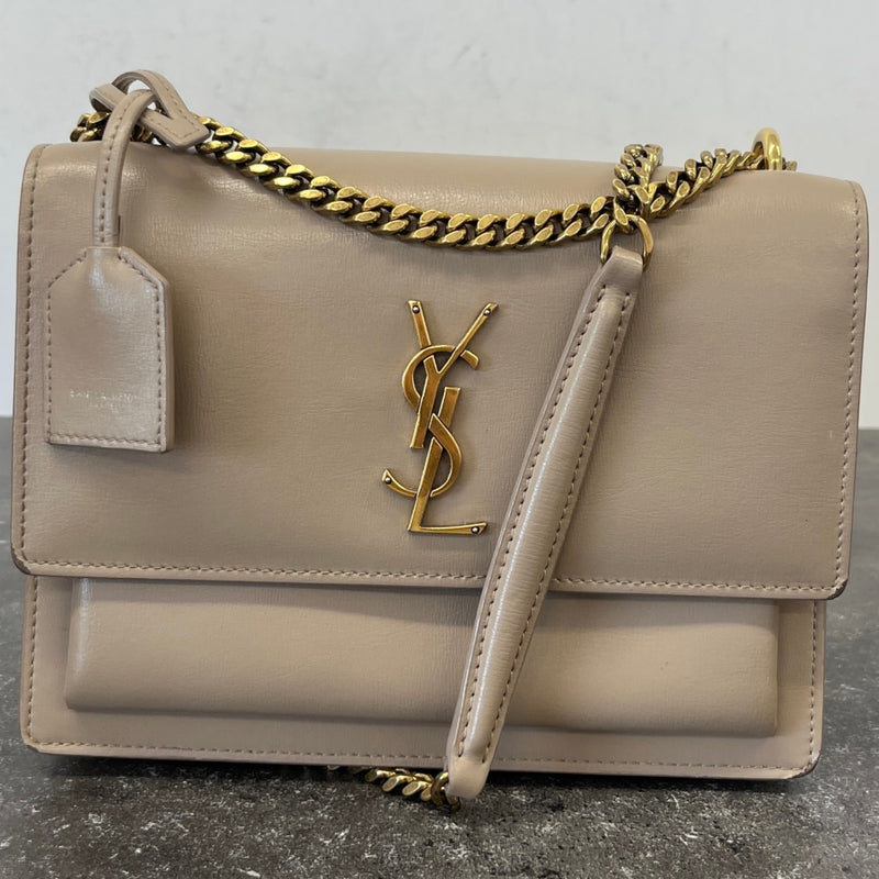 Women's Medium Sunset Shoulder Bag Beige
