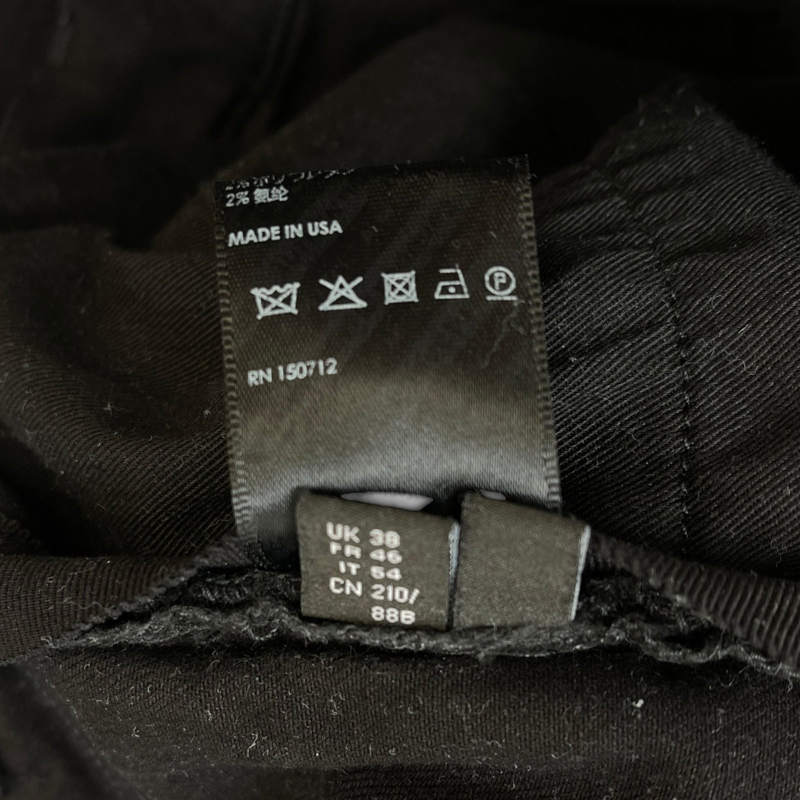 Men's Mx1 Distressed Bandana Jeans Black Size Waist 38" - Photo 13