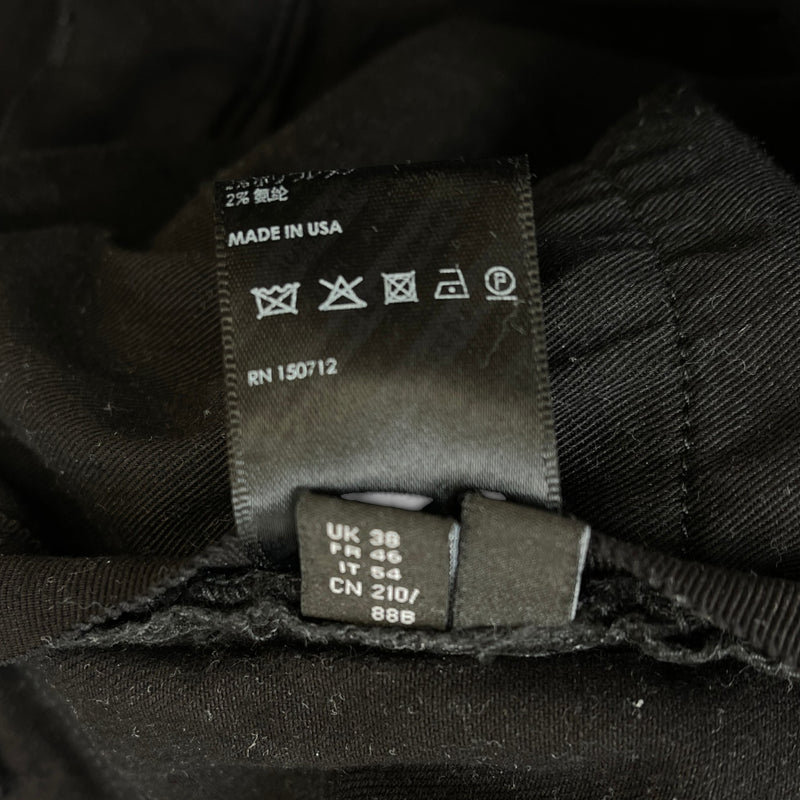 Men's Mx1 Distressed Bandana Jeans Black Size Waist 38"