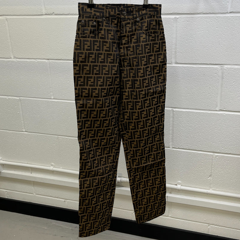 Women's Vintage Zucca Jeans Brown Size Waist 26"