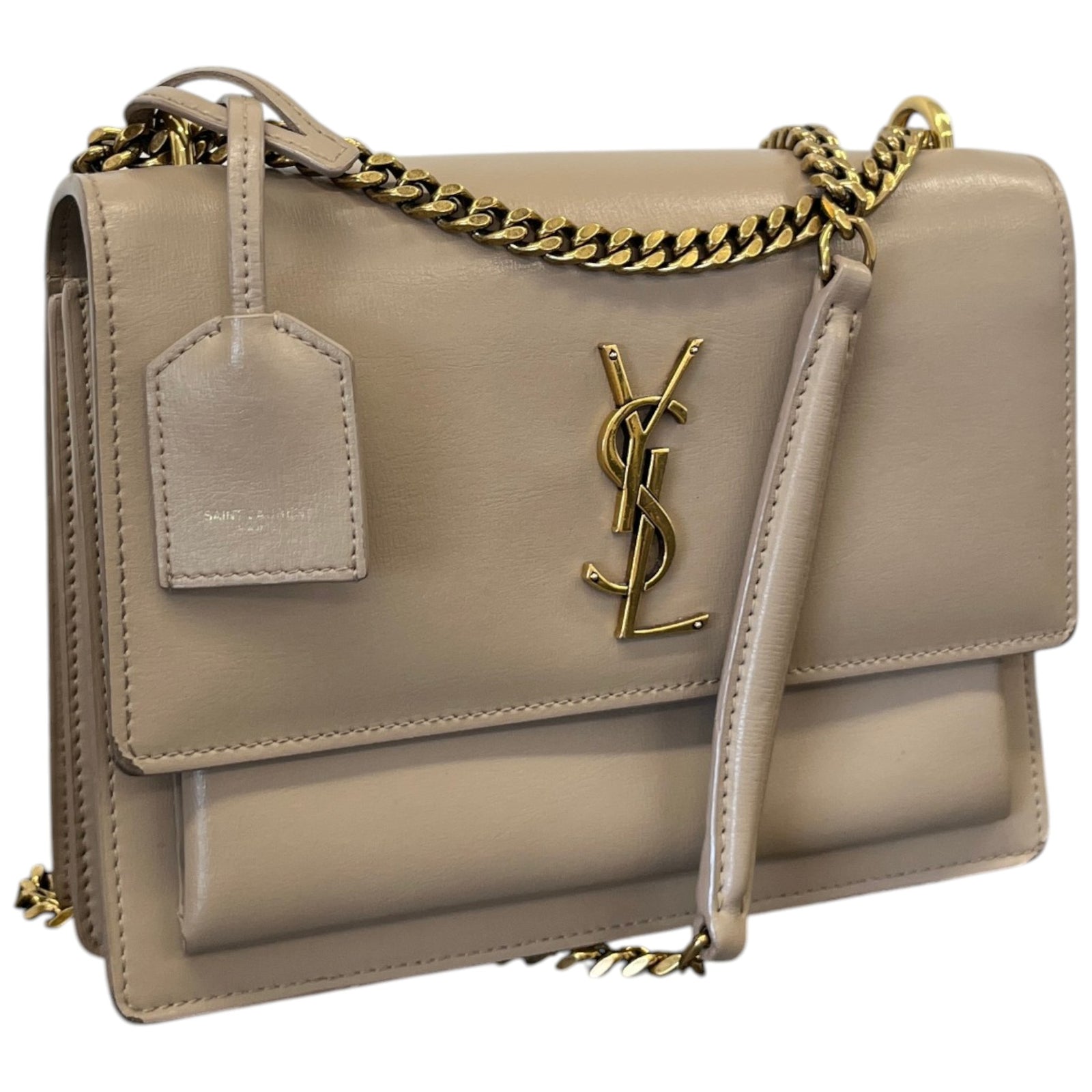 Women's Medium Sunset Shoulder Bag Beige - Photo 4