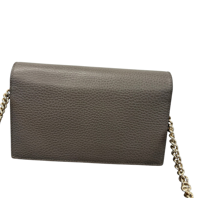 Women's Interlocking G WOC Crossbody Bag Grey