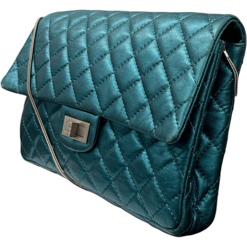 Women's 2.55 Reissue Metallic Handbag Blue
