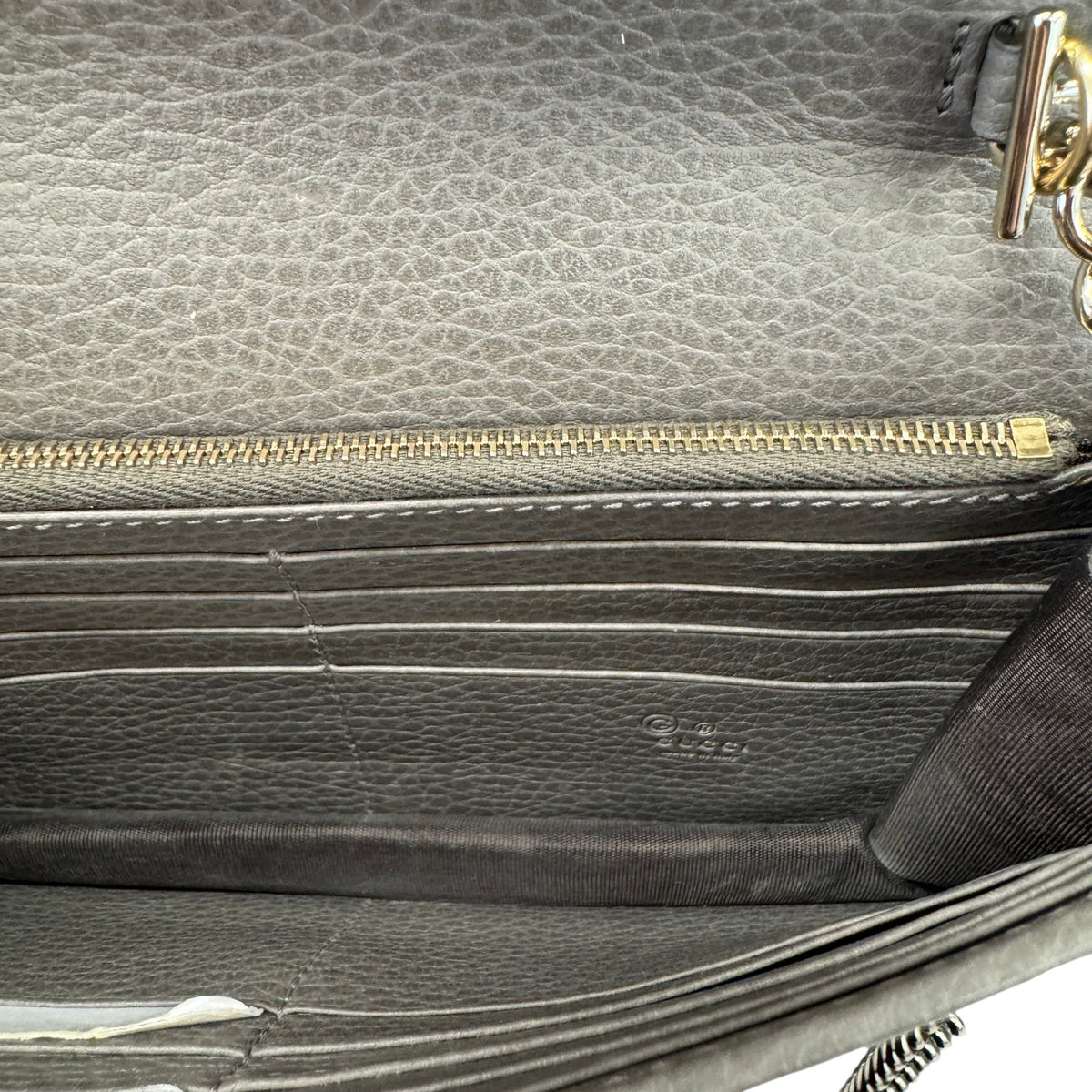 Women's Interlocking G WOC Crossbody Bag Grey - Photo 12