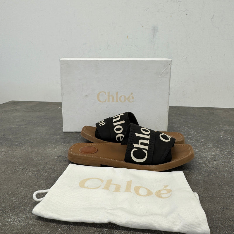Women's Woody Sandals Black Size UK 6 / EU 39
