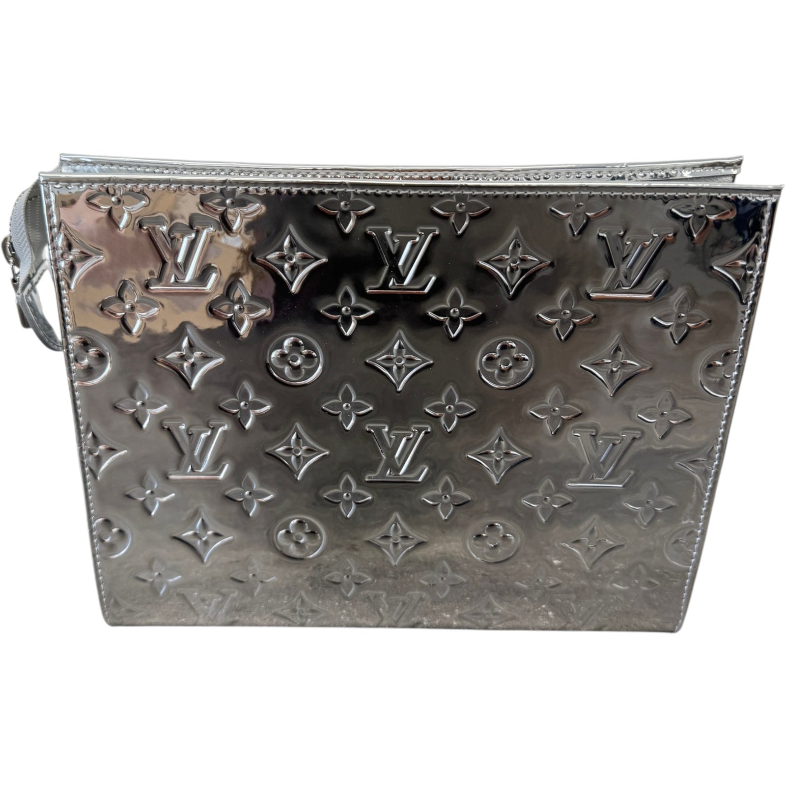 Men's Monogram Miroir Toiletry Pouch Silver - Photo 3