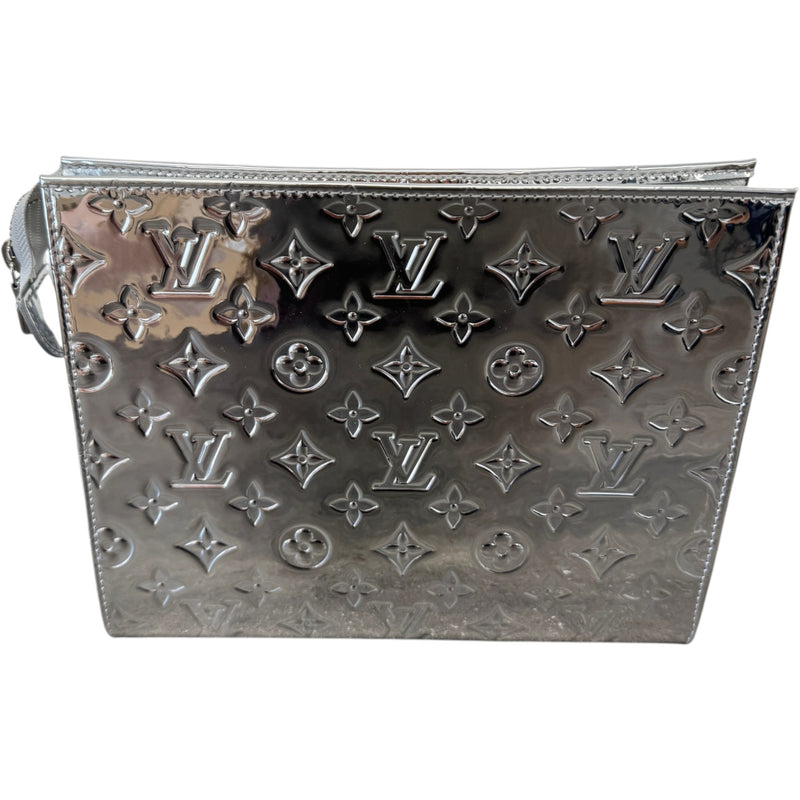 Men's Monogram Miroir Toiletry Pouch Silver