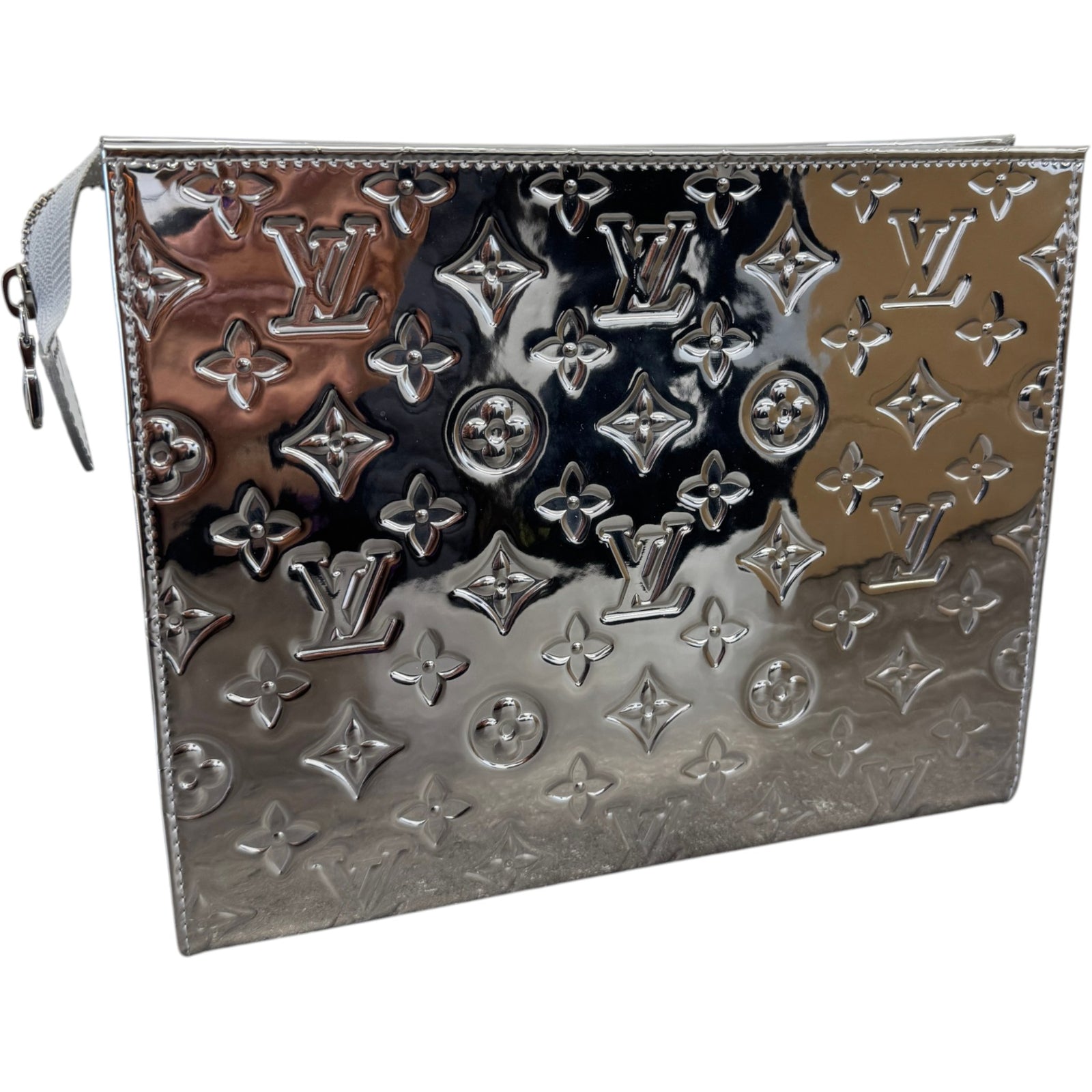 Men's Monogram Miroir Toiletry Pouch Silver - Photo 2