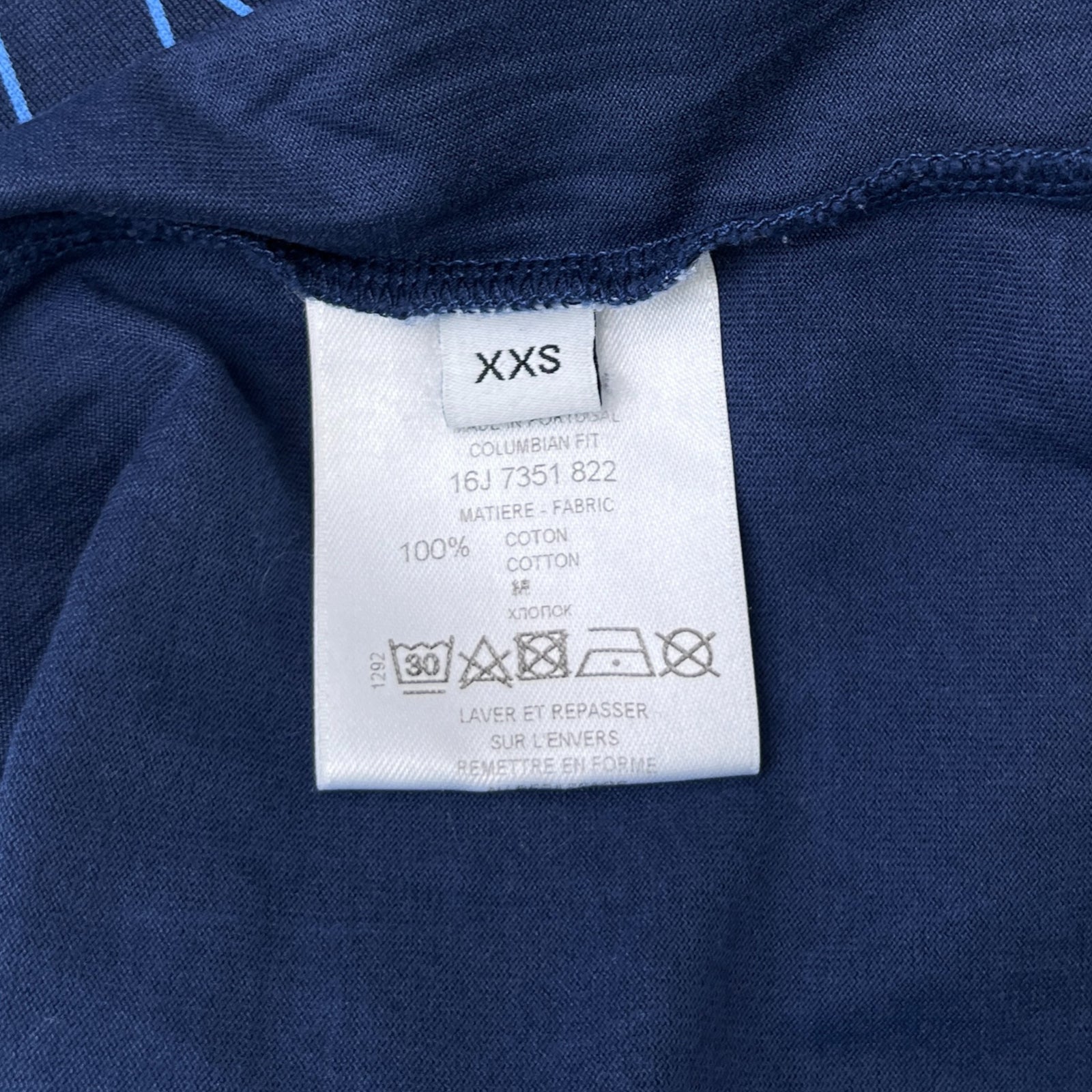Men's All Over Star Print T-Shirt Navy Size XXS - Photo 4