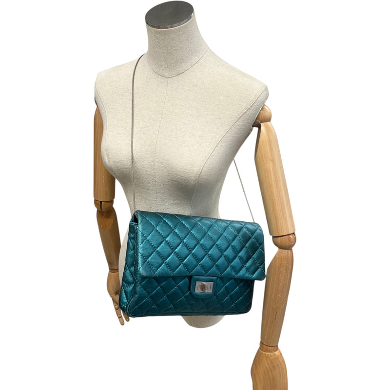 Women's 2.55 Reissue Metallic Handbag Blue