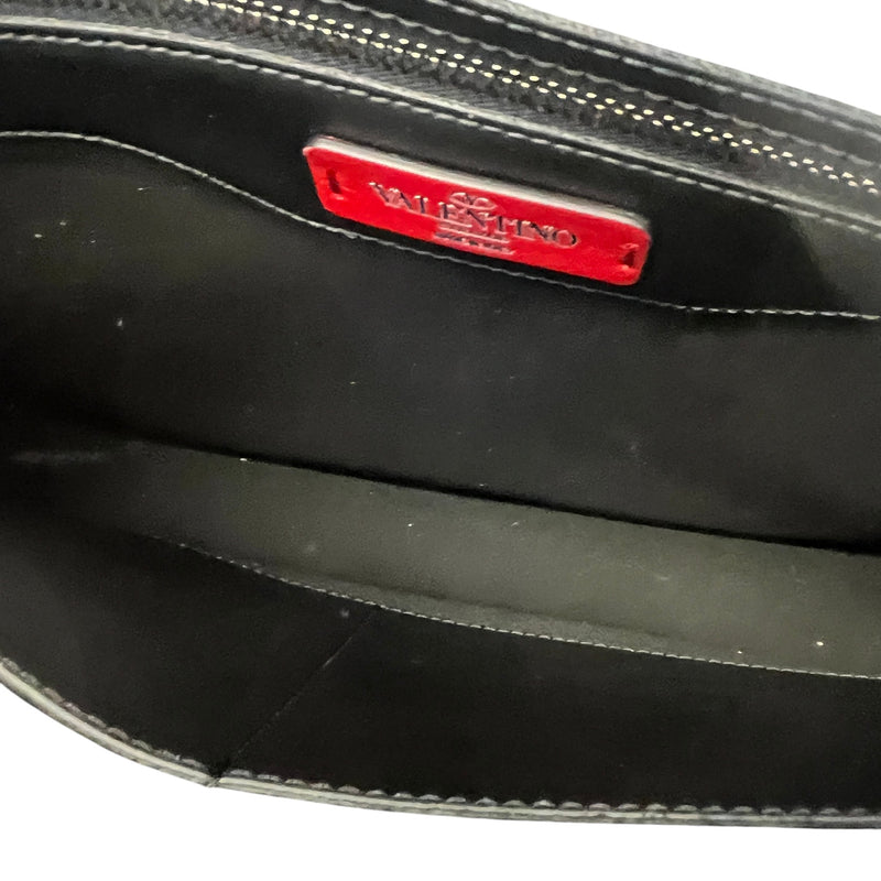 Women's Vltn Calfskin Pouch Black
