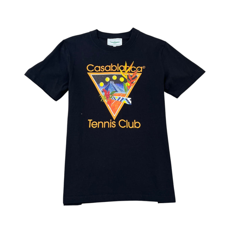 Men's Tennis Club T-Shirt Black Size L