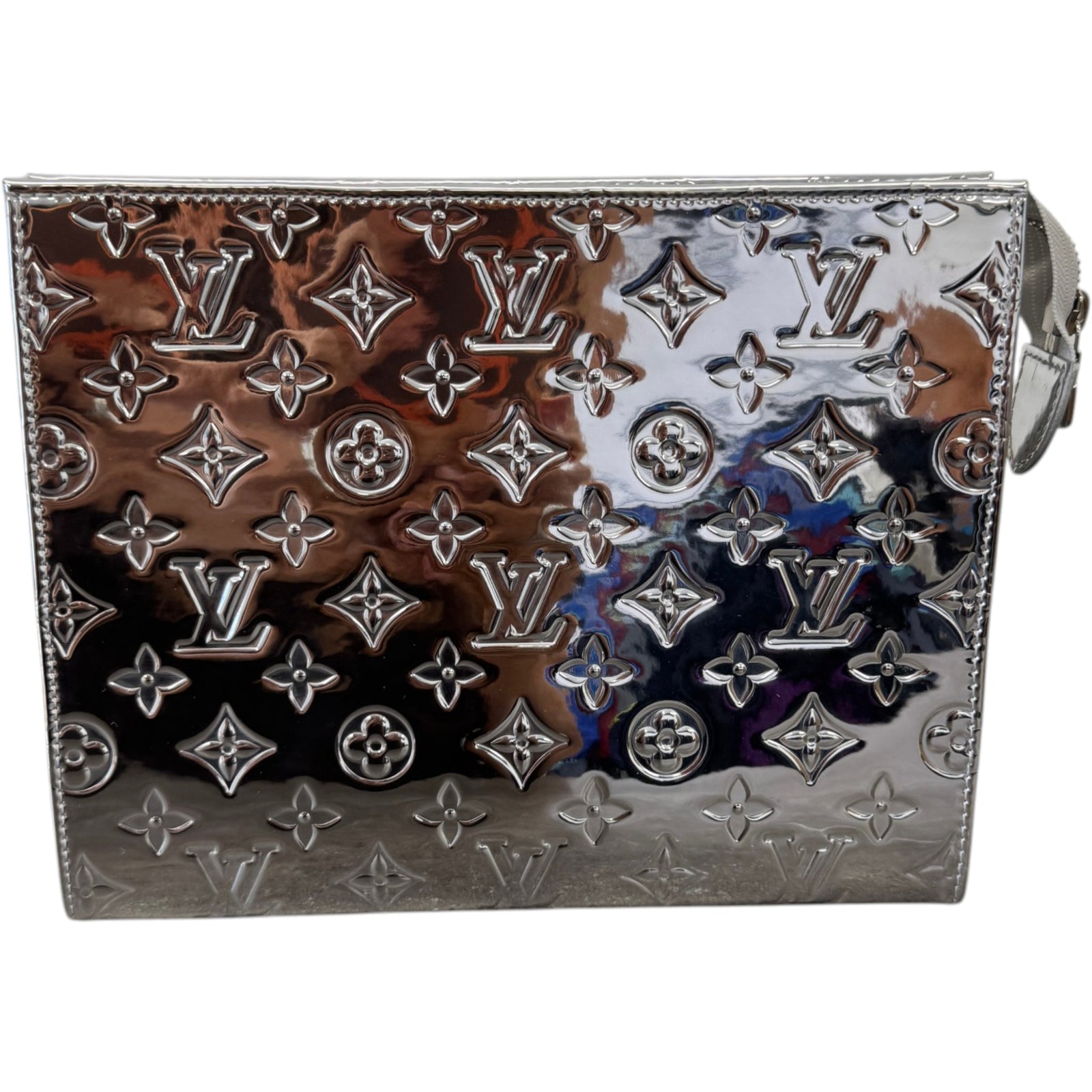 Men's Monogram Miroir Toiletry Pouch Silver - Photo 6