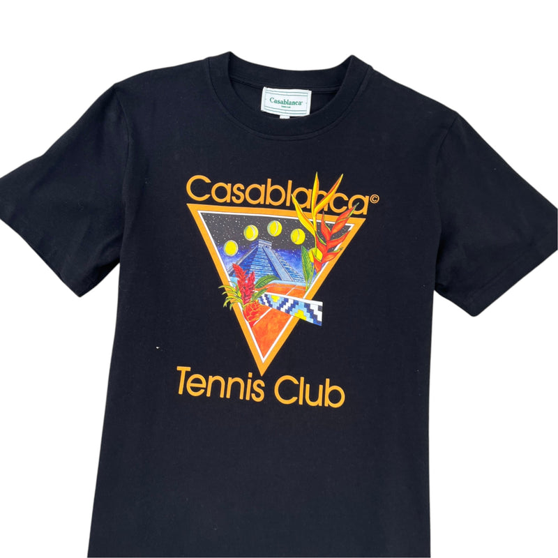 Men's Tennis Club T-Shirt Black Size L