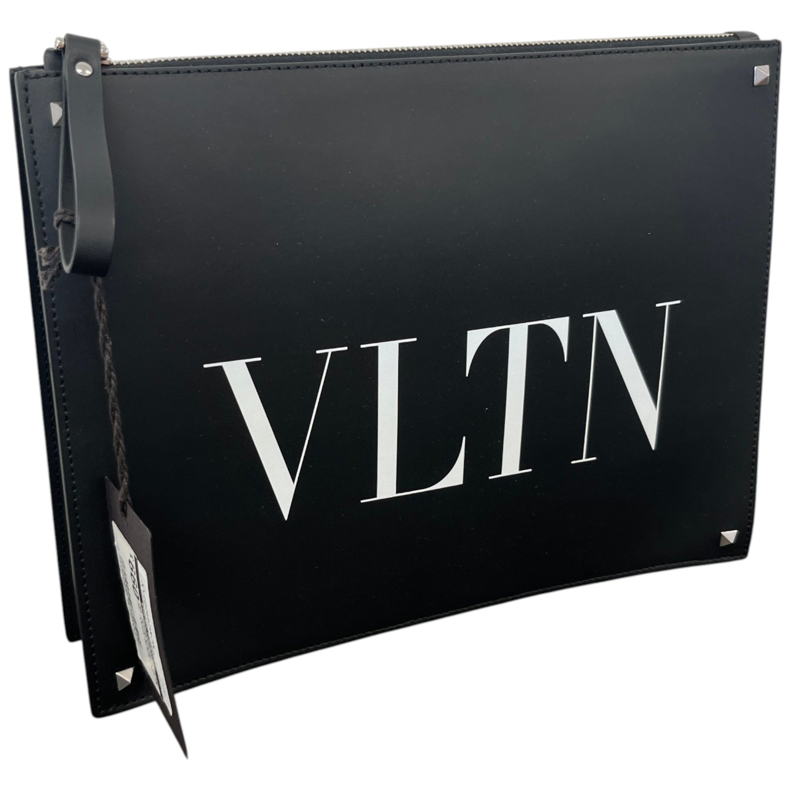 Women's Vltn Calfskin Pouch Black - Photo 3