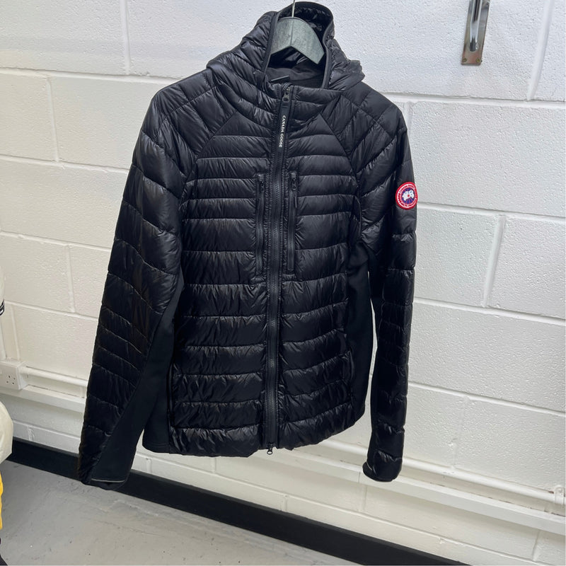 Men's Hybridge Lite Hoody Down Jacket Black Size XL