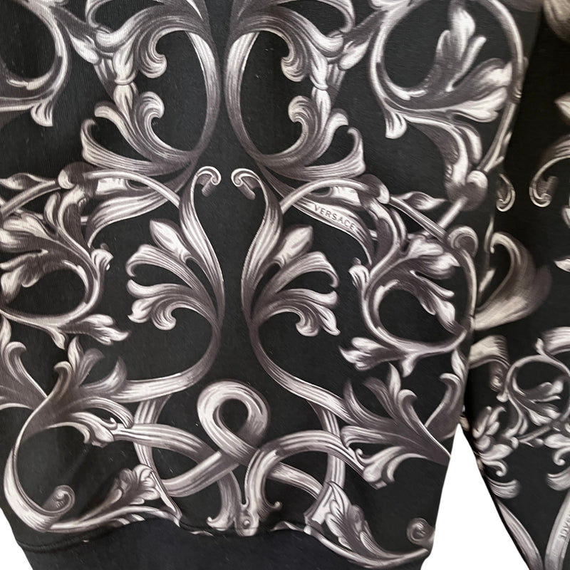 Men's Baroque Print Sweatshirt Black Size L