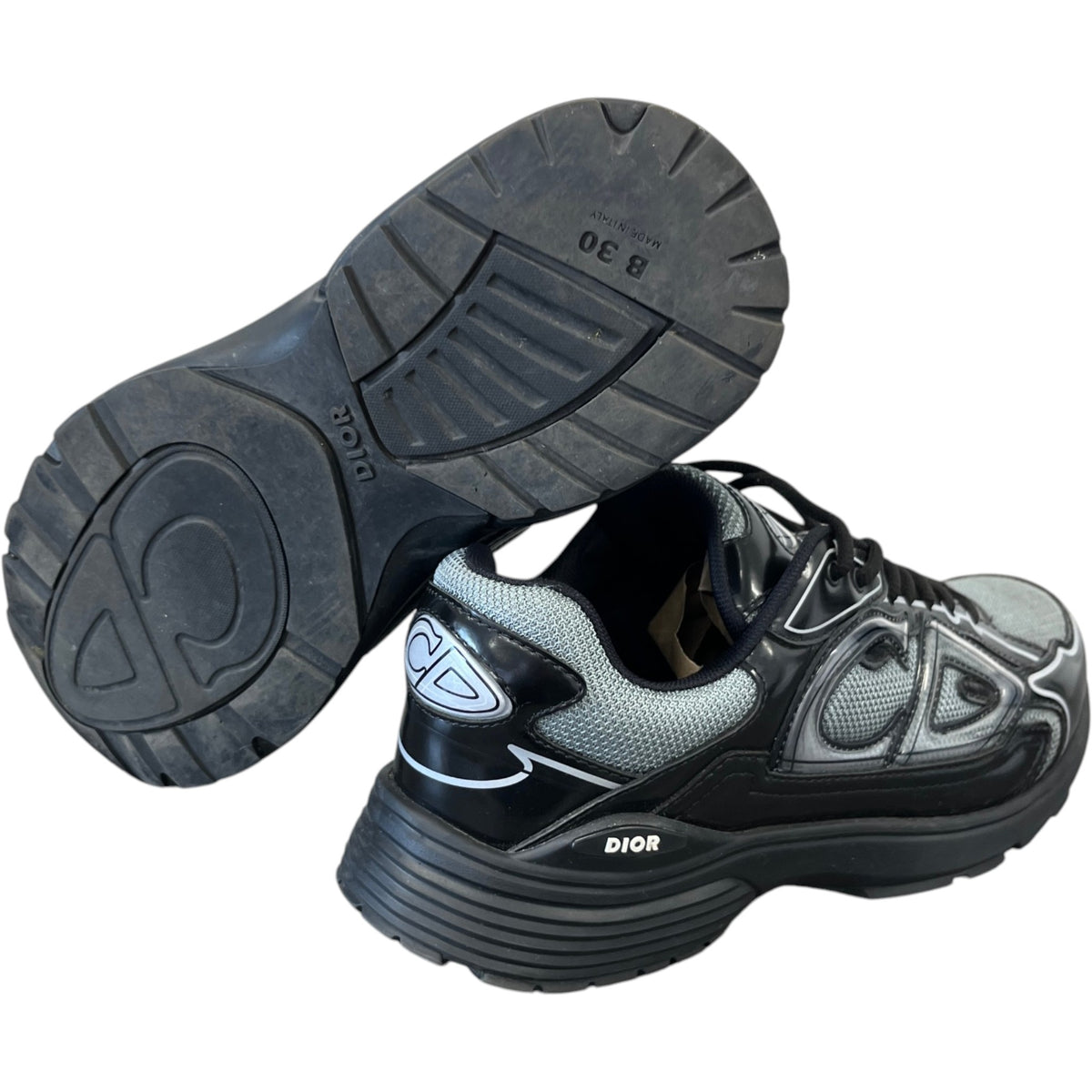 Men's b30 Low Trainers Black Size UK 8 / EU 42 - Photo 10