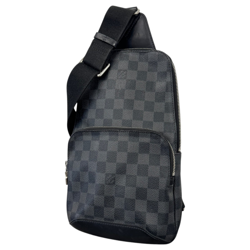 Men's Damier Graphite Avenue Sling Messenger Bag Black