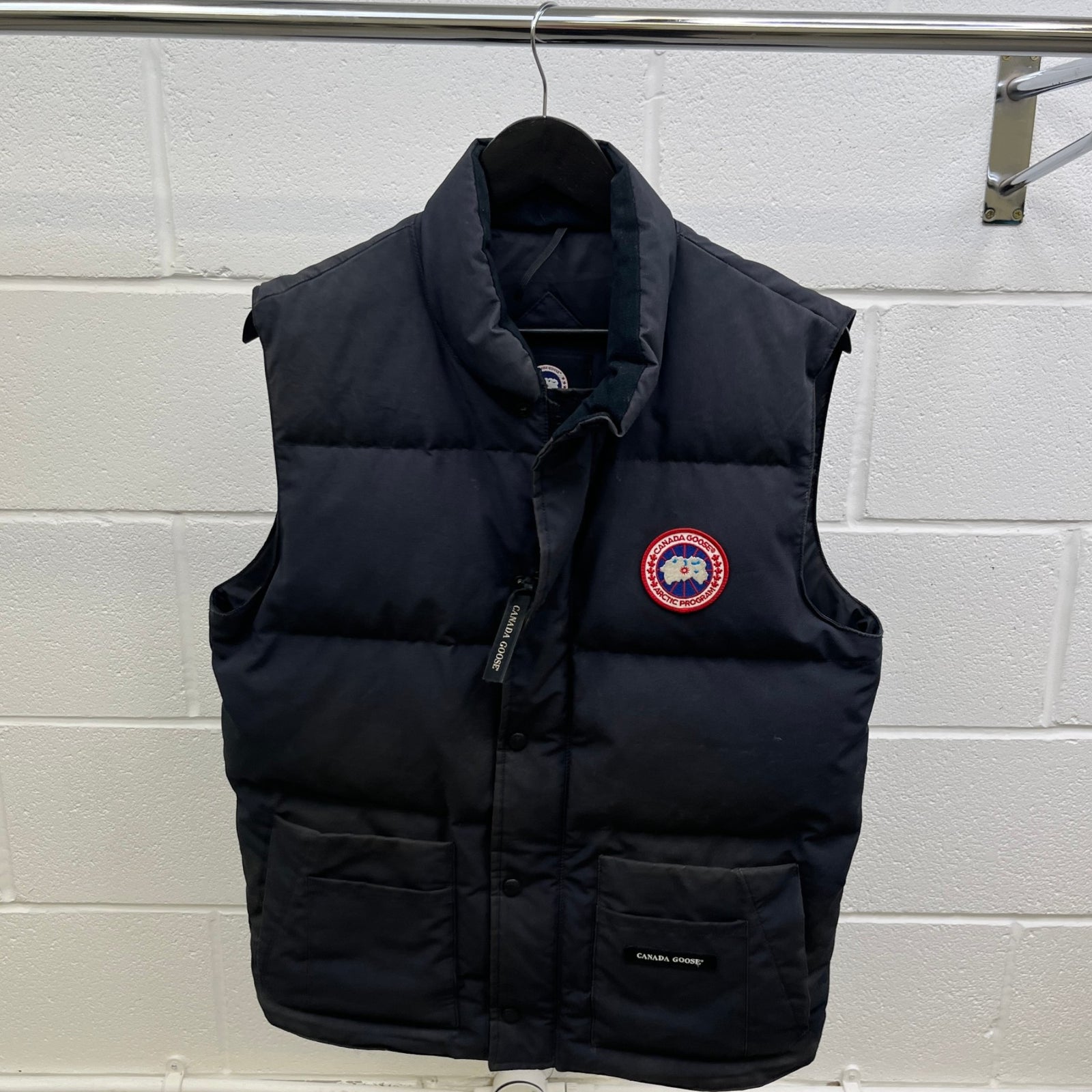 Men's Freestyle Crew Gilet Navy Size M - Photo 9