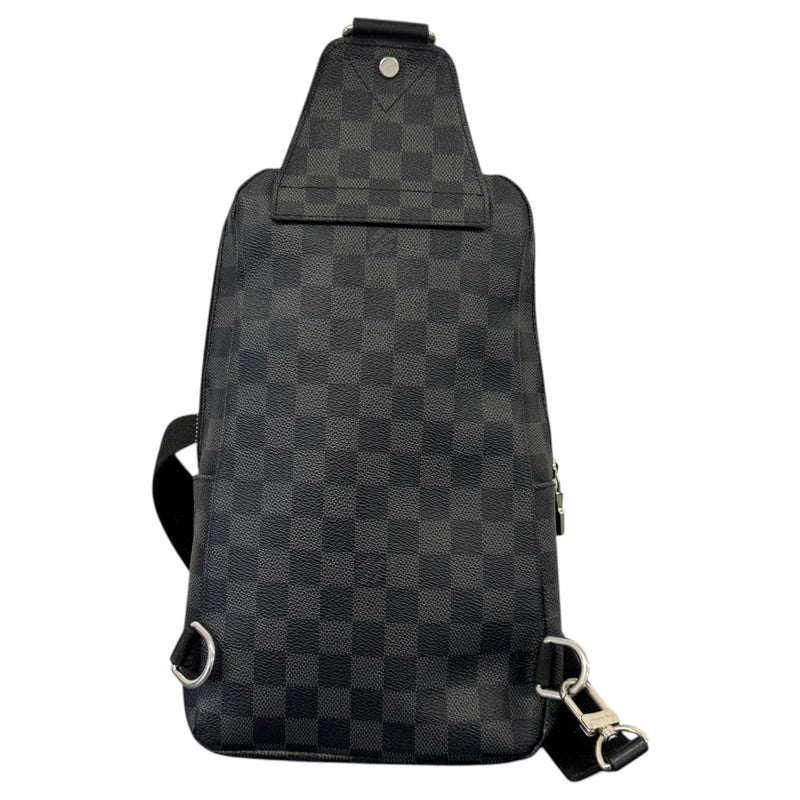 Men's Damier Graphite Avenue Sling Messenger Bag Black