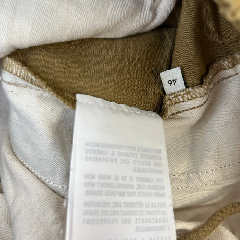 Men's Web Strip Trousers Beige Size S / W30