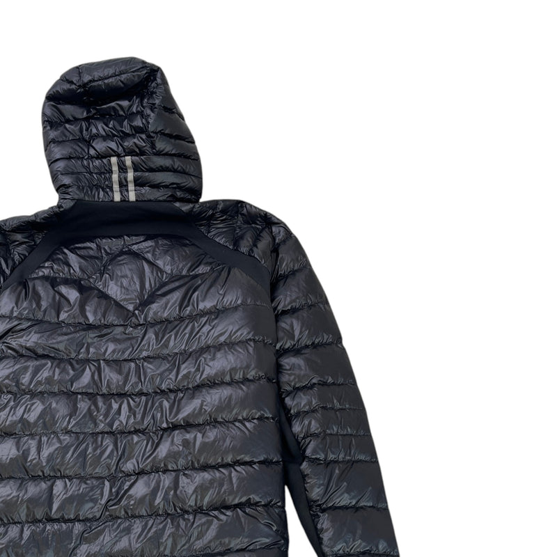 Men's Hybridge Lite Hoody Down Jacket Black Size XL