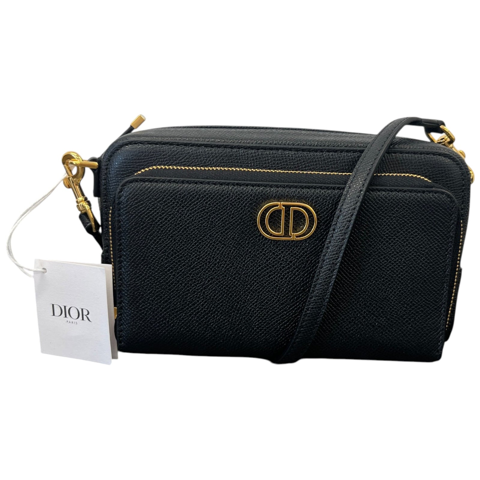 Women's Caro Double Pouch Bag Black - Photo 1