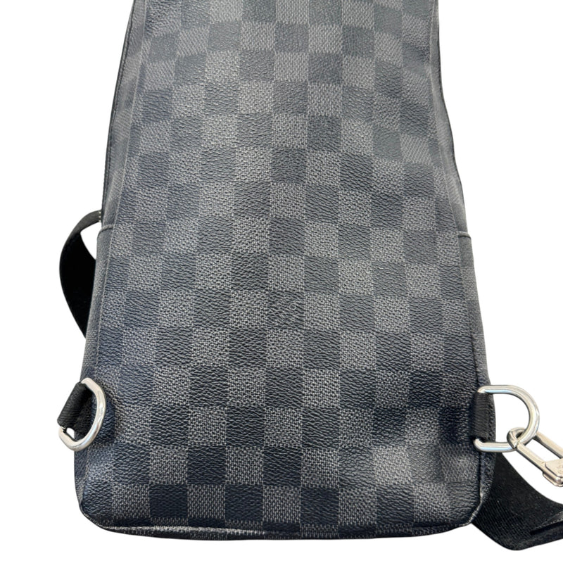 Men's Damier Graphite Avenue Sling Messenger Bag Black