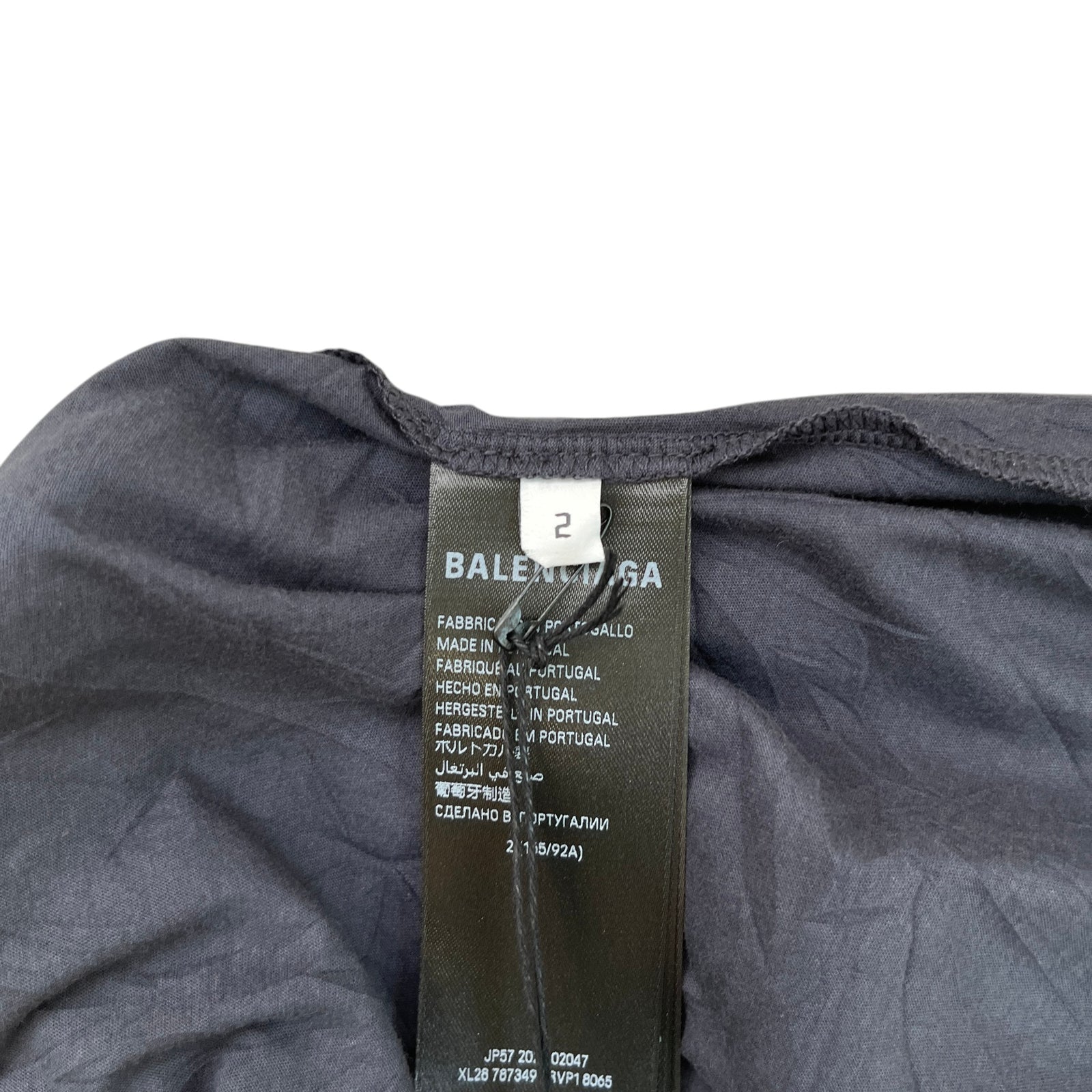 Men's Logo Print T-Shirt Navy Size M - Photo 6