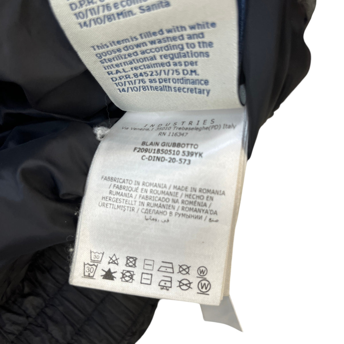 Men's Blain Down Jacket Black Size 2 / M - Photo 6