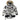 Men's Macculloch Camo Down Jacket Grey Size S