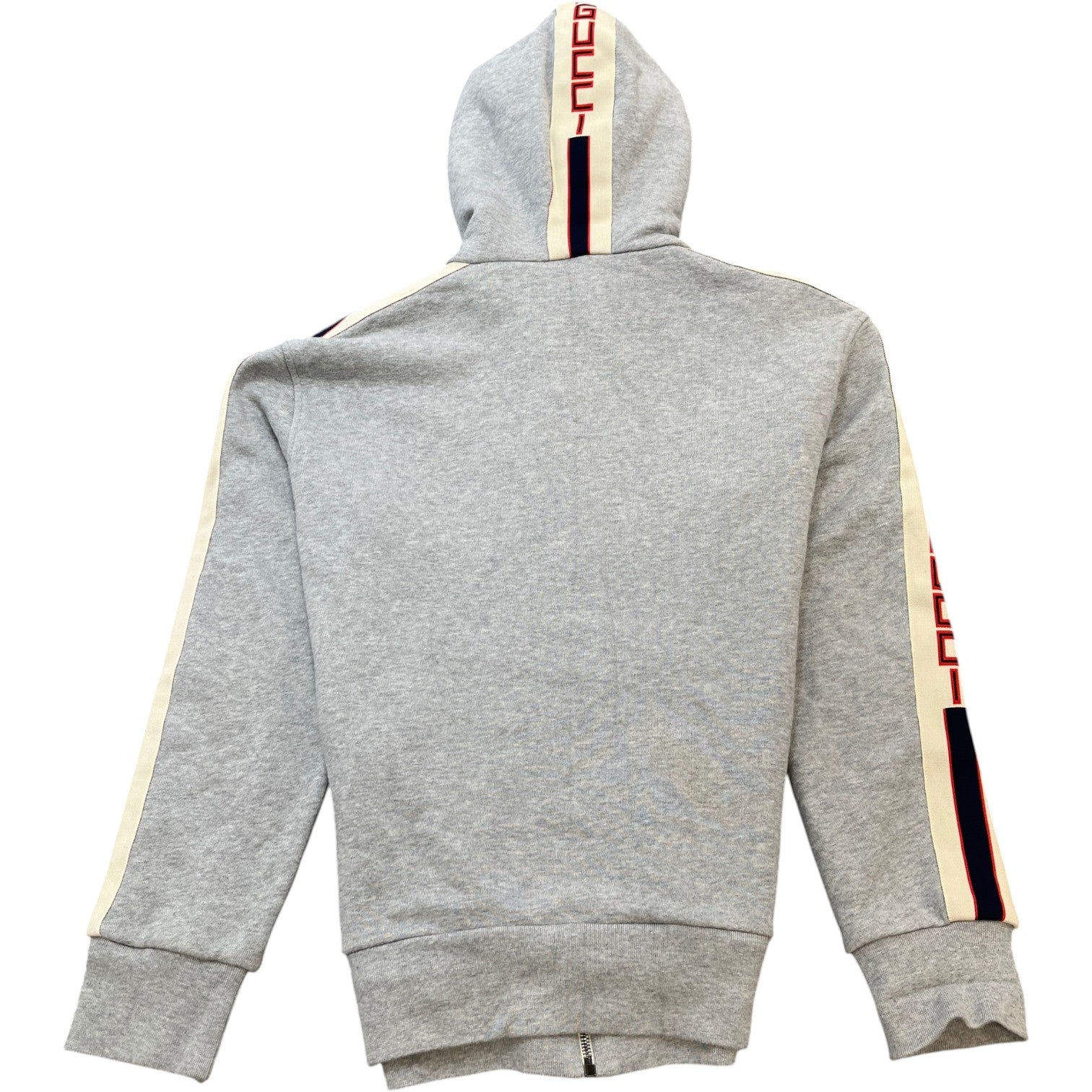 Men's Tape Logo Hoodie Grey Size L - Photo 2
