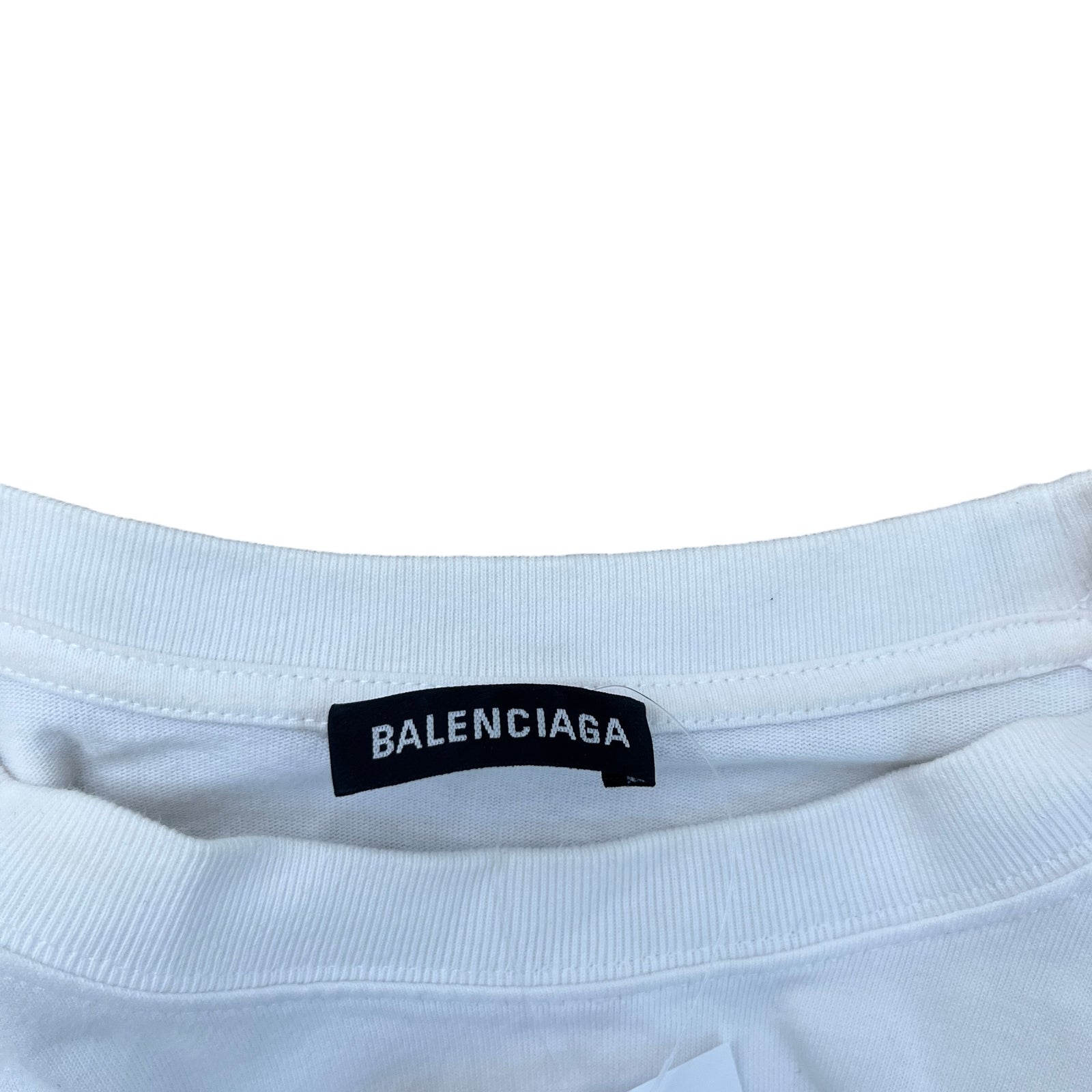 Men's Logo Print T-Shirt White Size S - Photo 7