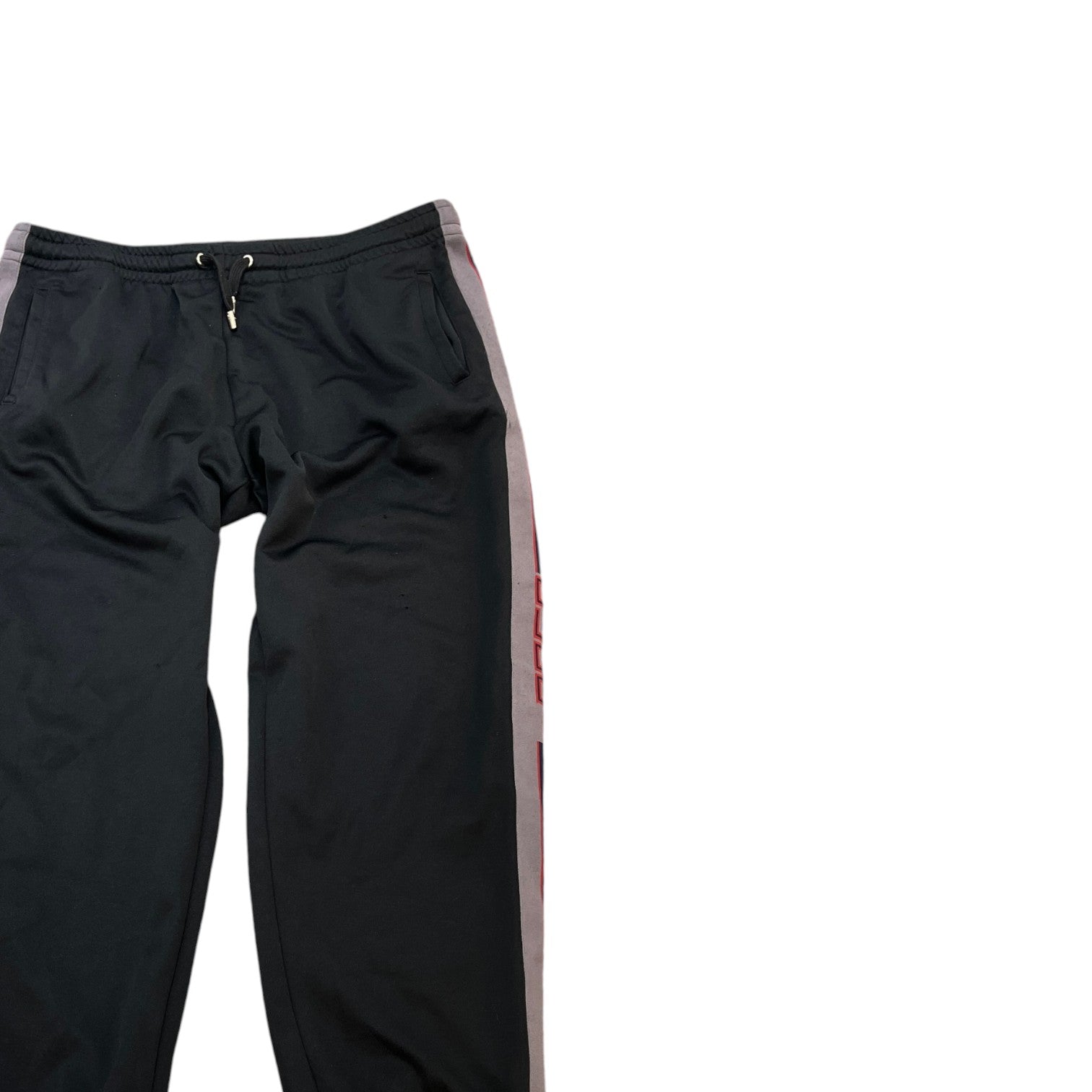 Men's Web Tape Joggers Black Size M - Photo 3