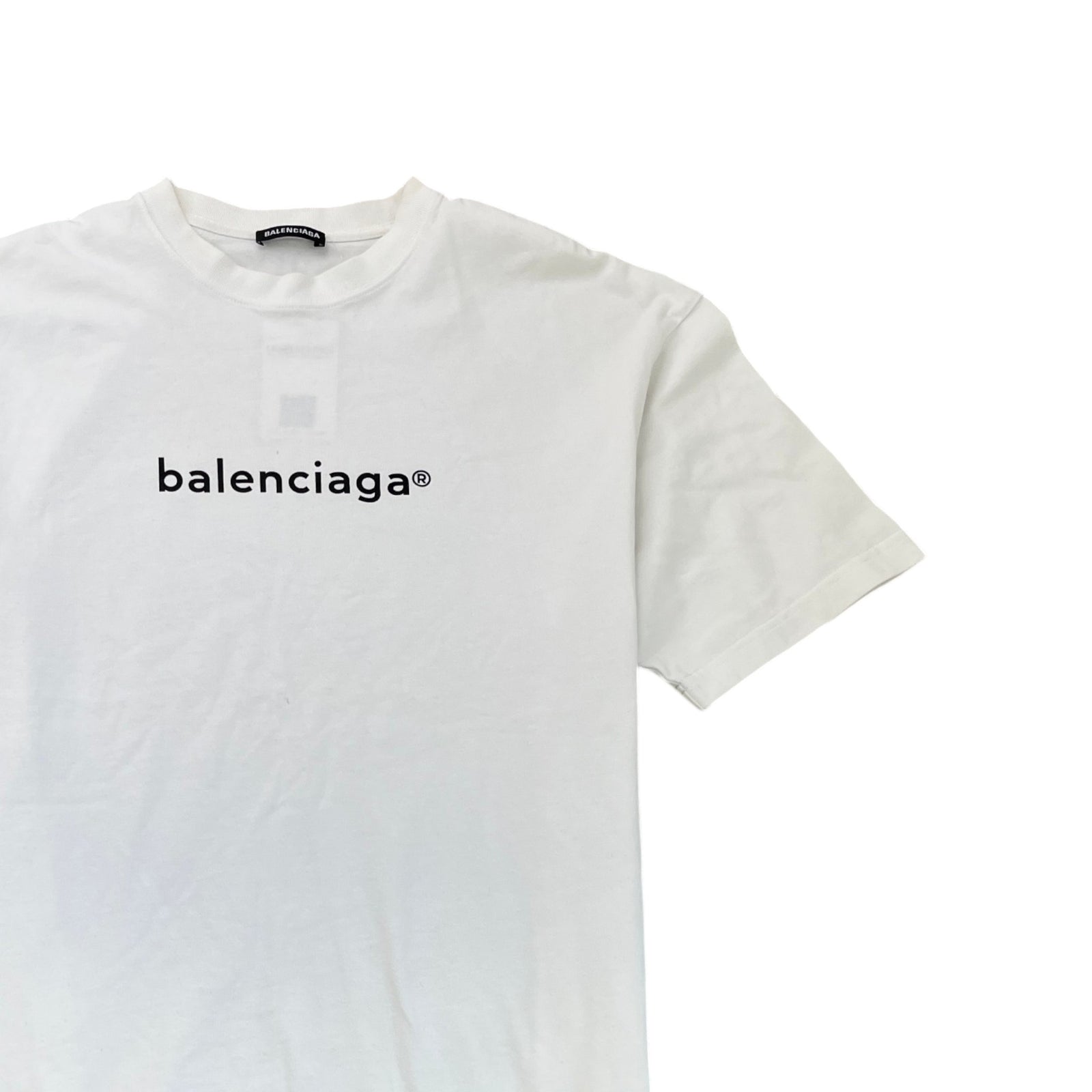 Men's Logo Print T-Shirt White Size S - Photo 3