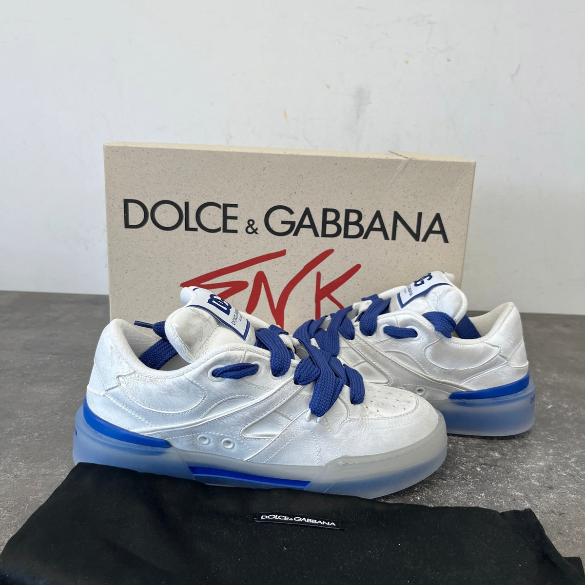 Men's New Roma Low Trainers White Size UK 7 / EU 41 - Photo 12