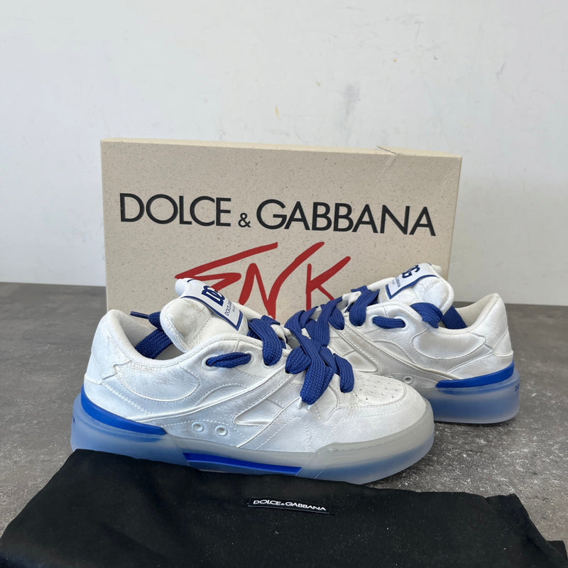 Men's New Roma Low Trainers White Size UK 7 / EU 41