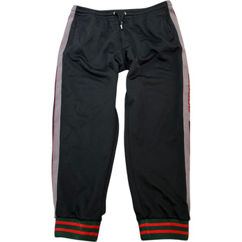 Men's Web Tape Joggers Black Size M